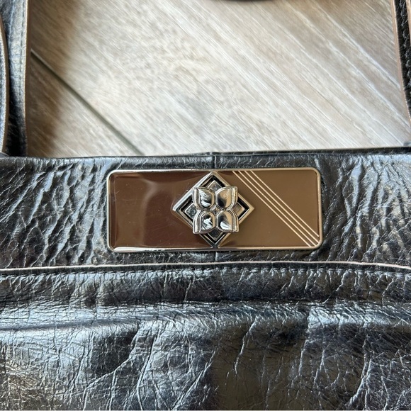 BCBGMAXAZRIA Black Patent Leather  Hand Bag - Picture 16 of 16